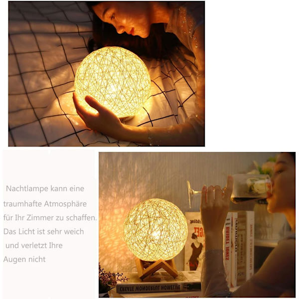 Rattan soveværelsesatmosfære, USB-opladning