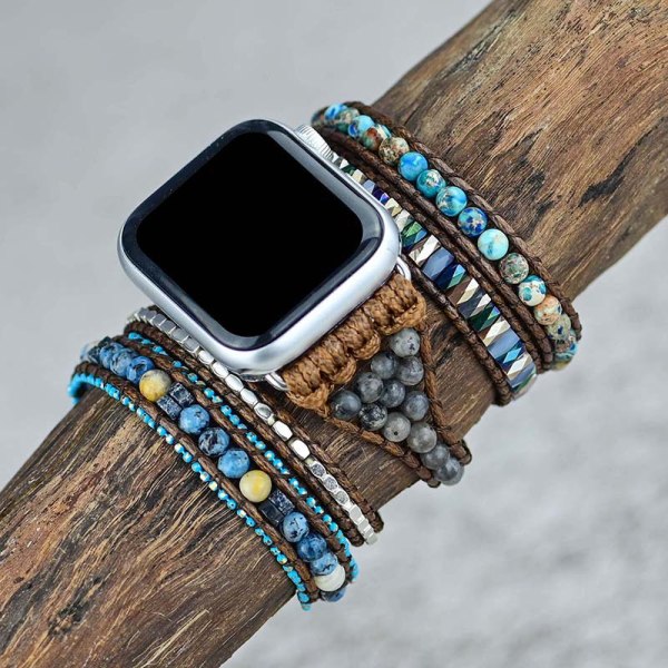 Apple Watch Band 38mm/40mm för kvinnor män - Elastiskt armband Ad