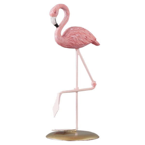 Rosa flamingo prydnader staty borddekorationer figurin