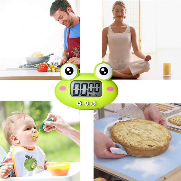 Køkken Timer, Sød Tegneserie Dyr Nedtællingstimer, Digital Cooki