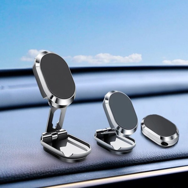 Magnetisk telefonholder til bil Metal Multifunktionel Magnet 360° R