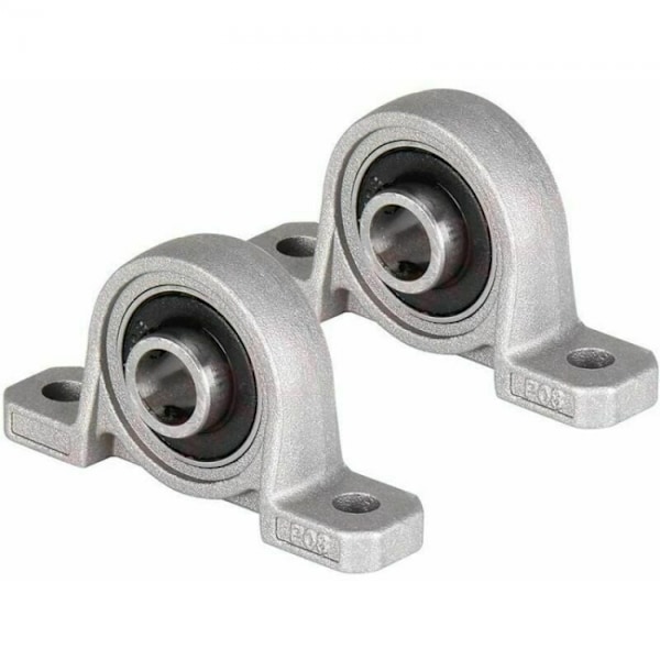 4 st blocklager, 10 mm kullager, flänslager,