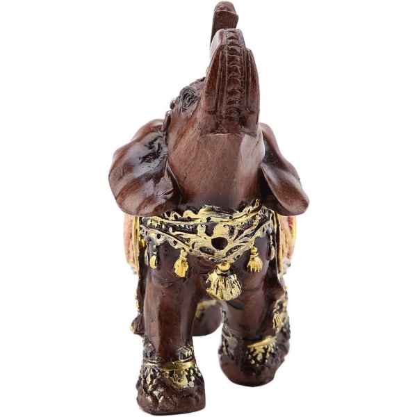 Elefant statue skulptur heldig rigdom feng shui træ korn 3D fi