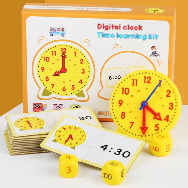 Learning Resources Tidsaktivitetssæt, 5+ år, undervisningsure til