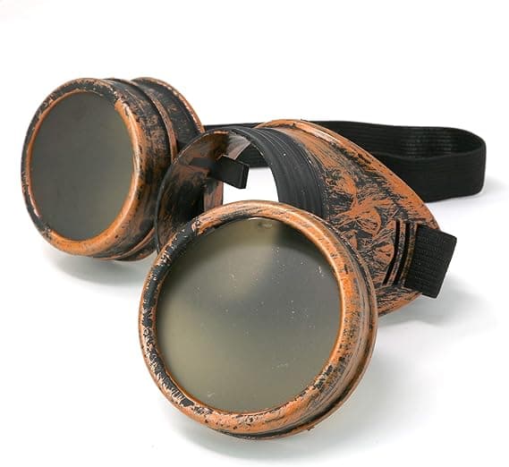 Steampunk-briller - Kostumetilbehør - Cyber Victorian Welding G