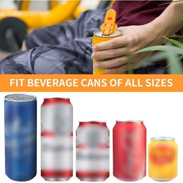 Manuell lättöppnare, 6-pack färgglad läsköppnare