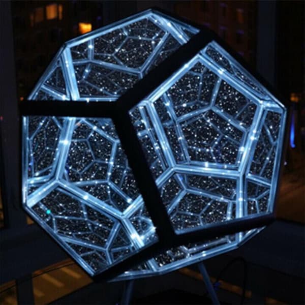 7 farger kunst LED-lys