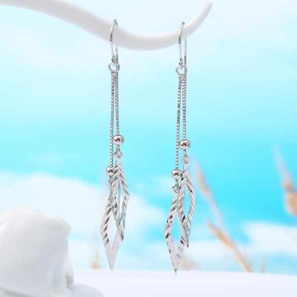 Tårade örhängen - Designer silver statement örhängen eller guld Da