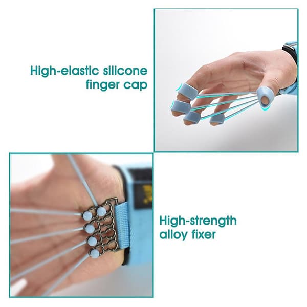 Finger Extensor Exerciser Hånd Yoga Modstandsbånd Styrketræning