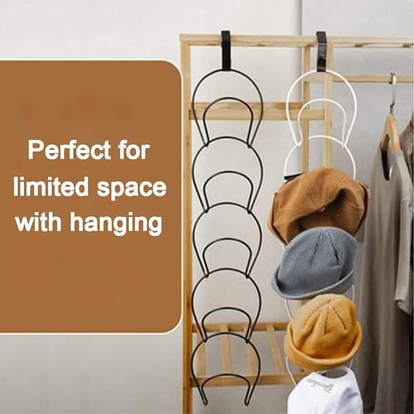 1 Pack Hat Rack Hanger Holder Hat Organizer Closet Hanging Baseba