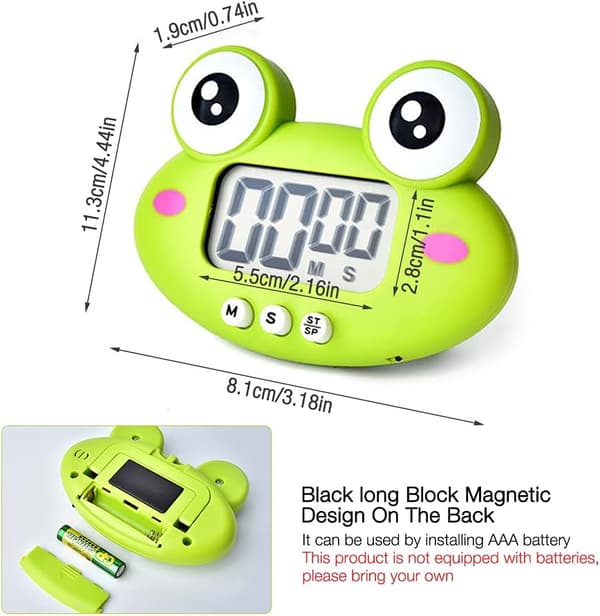 Magnetisk køkkentimer, køkkentimer, elektronisk køkkentimer,