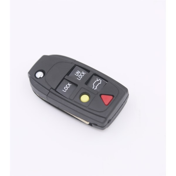 Volvo 5-knappars svart bilnyckelfodral