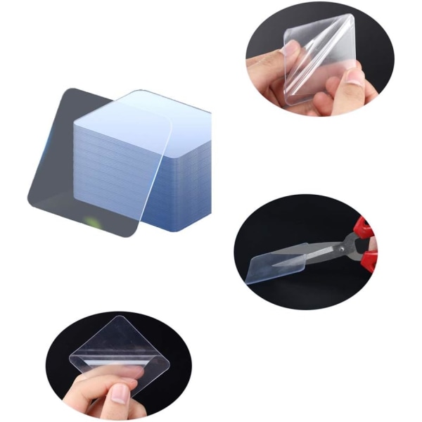 Nano Tape, Transparent Double-Sided Nano Adhesive Washable Adhesi