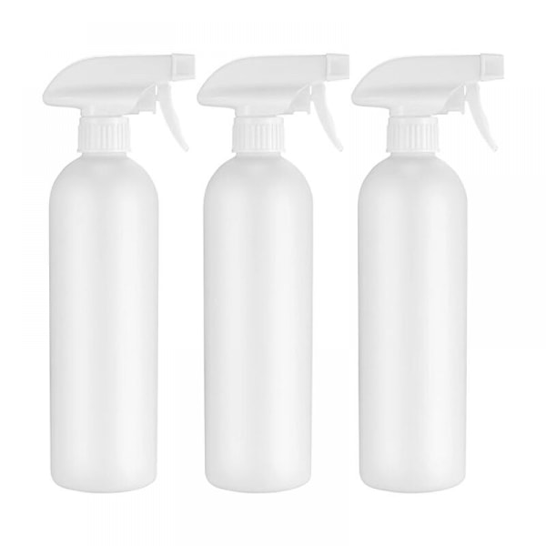 (Hvid) 3 stk. Sprøjteflasker, 500ML Tomme Sprøjteflasker, Plastik