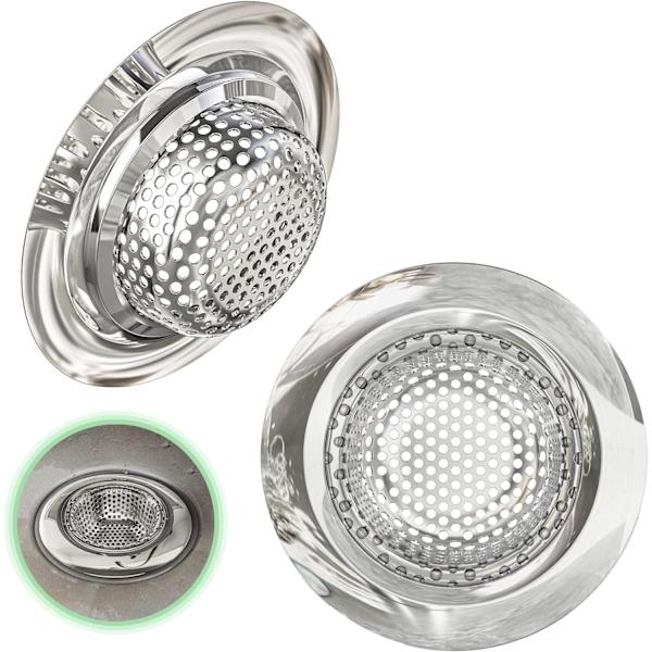 Diskhossil 17g, 2-pack för alla avlopp, diskhossil,