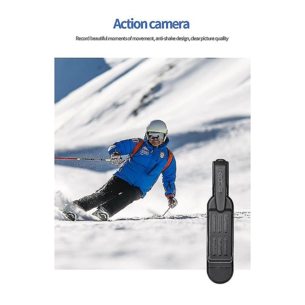 Bärbar poliskroppskamera med clip, body Carry Camera Mini