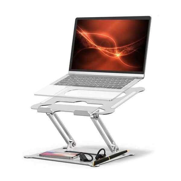 Bærbar computer stand, bærbar computer stand, multivinkel stand med termisk venti