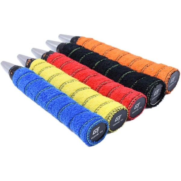 Tennis badminton racket grip belt, non-slip cotton grip cloak gri