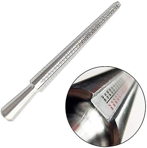 Ringstørrelsesmåler, aluminiumsringmandrel og fingermålere