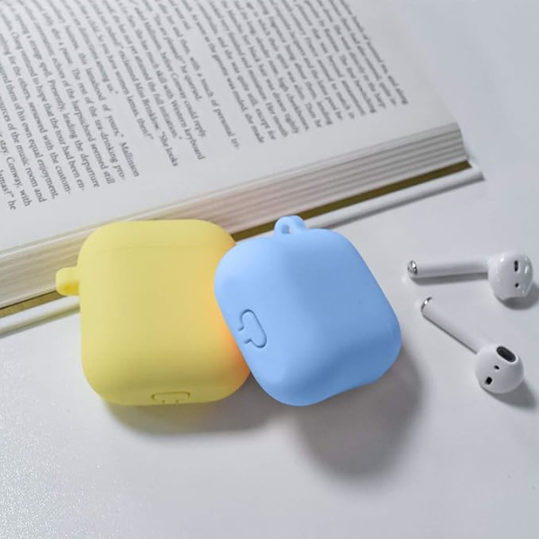 Kompatibel med AirPods-etui blødt silikone med sødt nøgleringssko