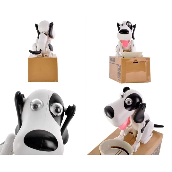 1st Hungry Dog Spargris, Puppy Piggy Bank, Tuggbar leksak Piggy B