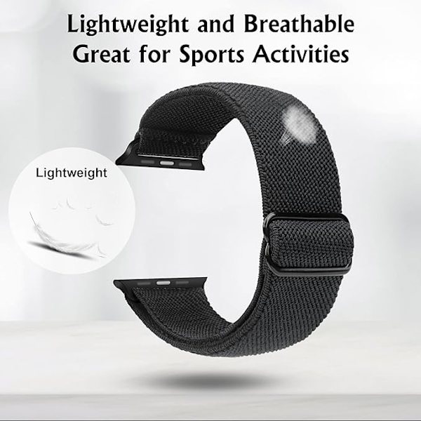 Joustava Apple Watch -ranneke, yhteensopiva Apple Watch -rannekkeiden kanssa 41 mm, 40 mm, 38 mm