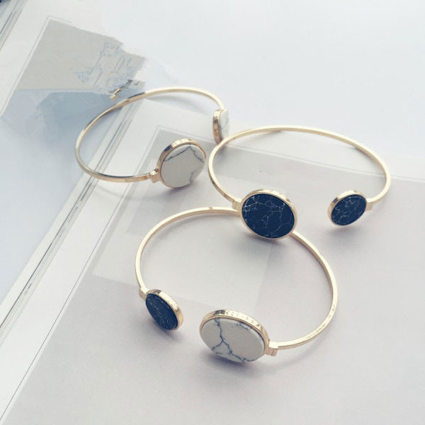 Armband, svart vit