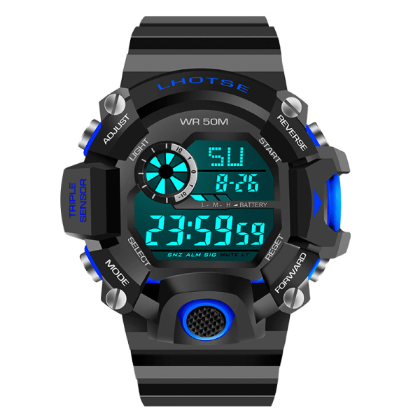 Men's Military Multifunction Digital LED Watch Electronic Waterpr