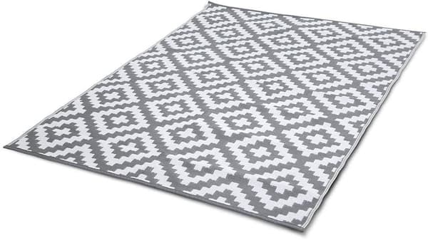 Reversibel rektangulär utomhusmatta 180 x 270
