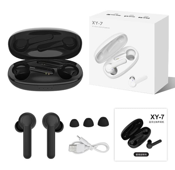 True Wireless Earbuds, Meidong Bluetooth-hörlurar V5.0