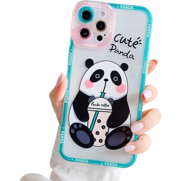 Kompatibel iPhone 13 Pro Max Transparent Case Dame Girl Cute Pa