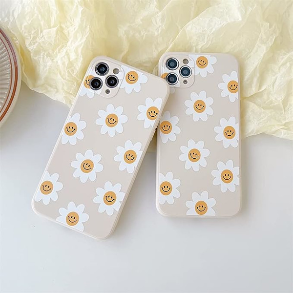 Solros Leende Söt Blomster Telefonfodral för Apple iPhone 11 Pro 5.