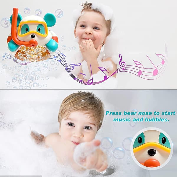 Baby badelegetøj, automatisk bobleblæser boblebadmaskine til bad