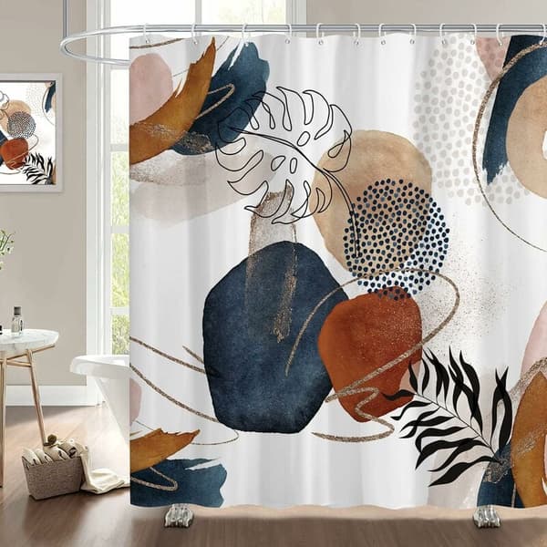 1 kpl vedenpitävä kangas Boho suihkuverho