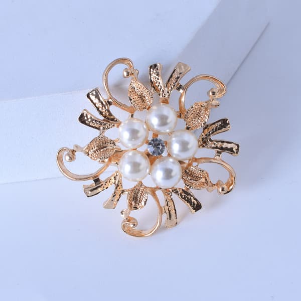 Diamantbrosch Rhinestone Boutonniere, Eleganta Kappan