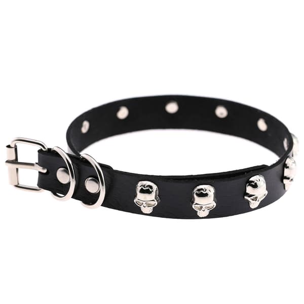 Attitude Clothing Skull Stud Choker