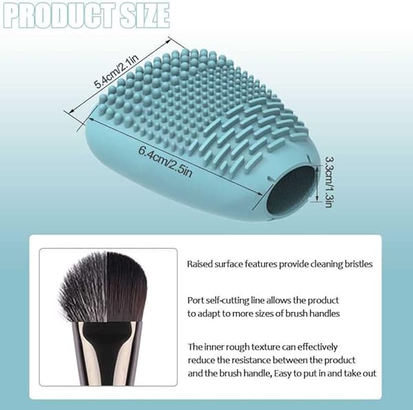 Makeup børste covers rejse makeup børste holder silikone makeup br