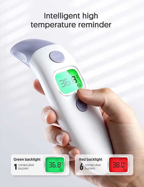 Universal infrarød pandetermometer digitalt termometer til B