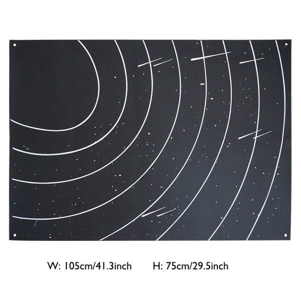 Ytre rommet filt historietavle sett 3,5 fot solsystem kosmisk historie F