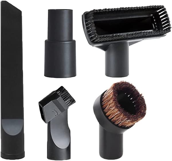 5-pack dammsugartillbehör - 32 mm rengöringsborste - springa