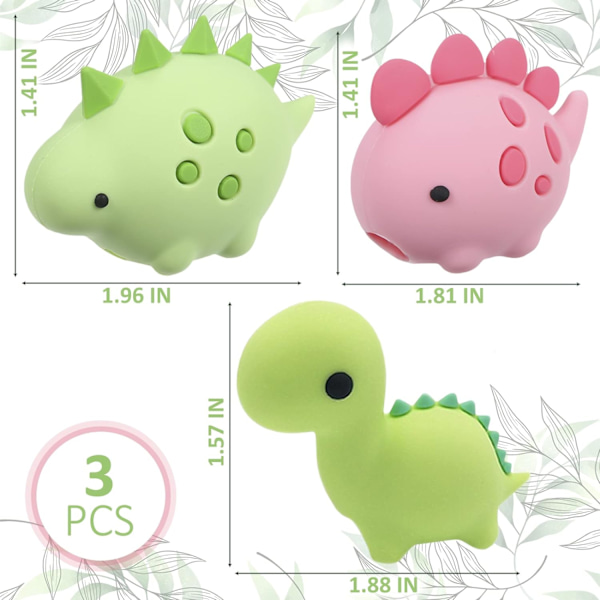 Skydd för laddsladd med djurmotiv - 3-pack