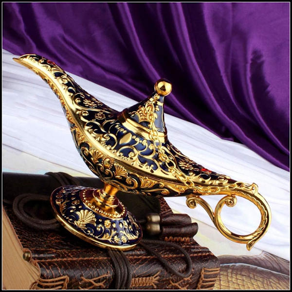 Aladdin magisk fe lampa - Klassisk vintage samling magisk fe