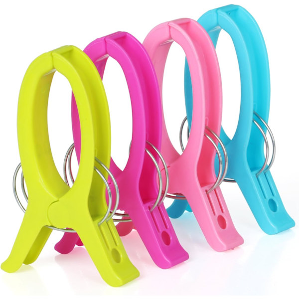 4 x HQ breda klädnypor i olika färger för Deluxe Edition Beach