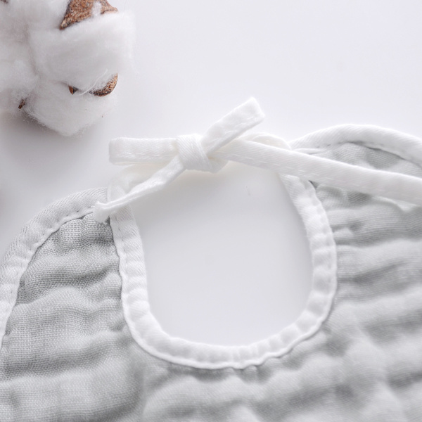 4 stk. Baby Drooling Bibs Unisex Blød & Absorberende 8-lags Baby B