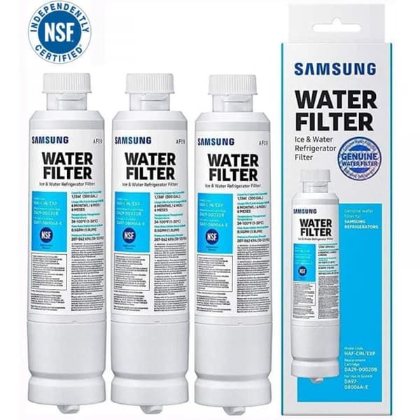 Vannfilter som passer til Samsung DA29-00020B/HAF-CIN/EXP, 3 stk, Filter Ele