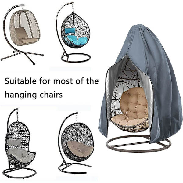 Patio Hängande Äggstolsskydd Rotting Utomhus Wicker Gungstol W