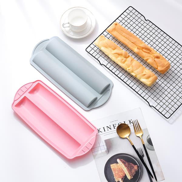 Non-stick silikon bakeverktøy bakepanne lang brødkakeform Ba
