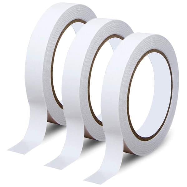 3 ruller dobbeltsidet tape sæt solid tape til kontor DIY håndværk, 8m