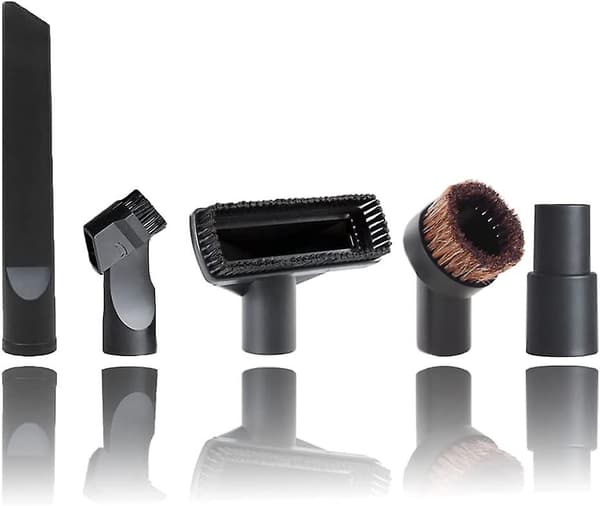 5-pack dammsugartillbehör - 32 mm rengöringsborste - springa