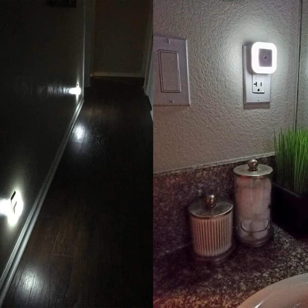 LED-nattlyslampe med smart sensor, skumring til daggry-sensor, Dayli